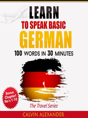 cover image of LEARN TO SPEAK BASIC GERMAN